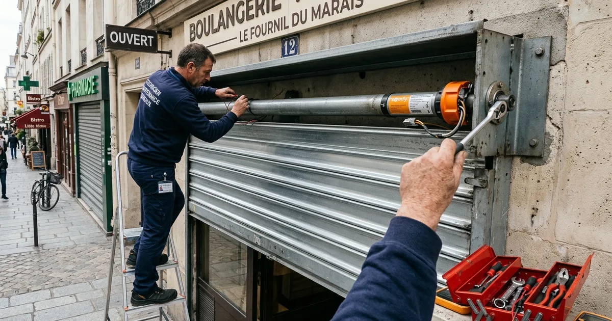 Bruit Rideau Métallique Commerce Paris 3 : 7 Solutions 2026