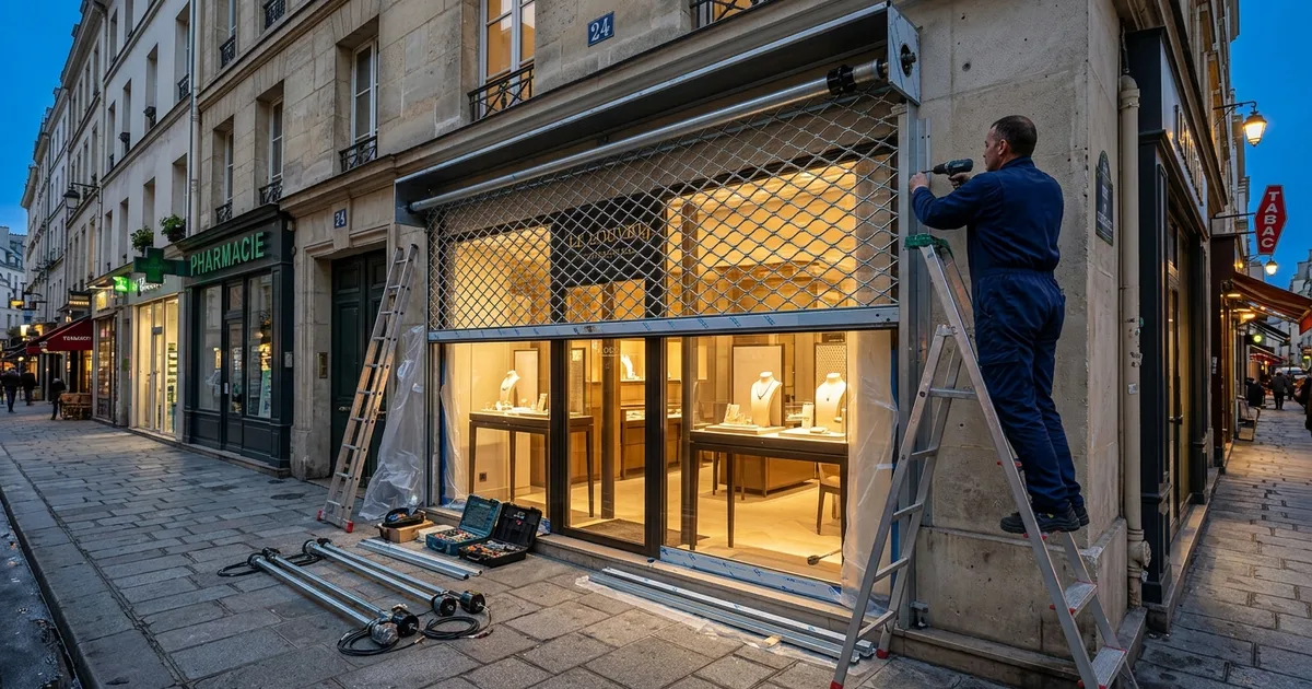 Installation Rideau Métallique Commerce Neuf Paris 3 : 2026