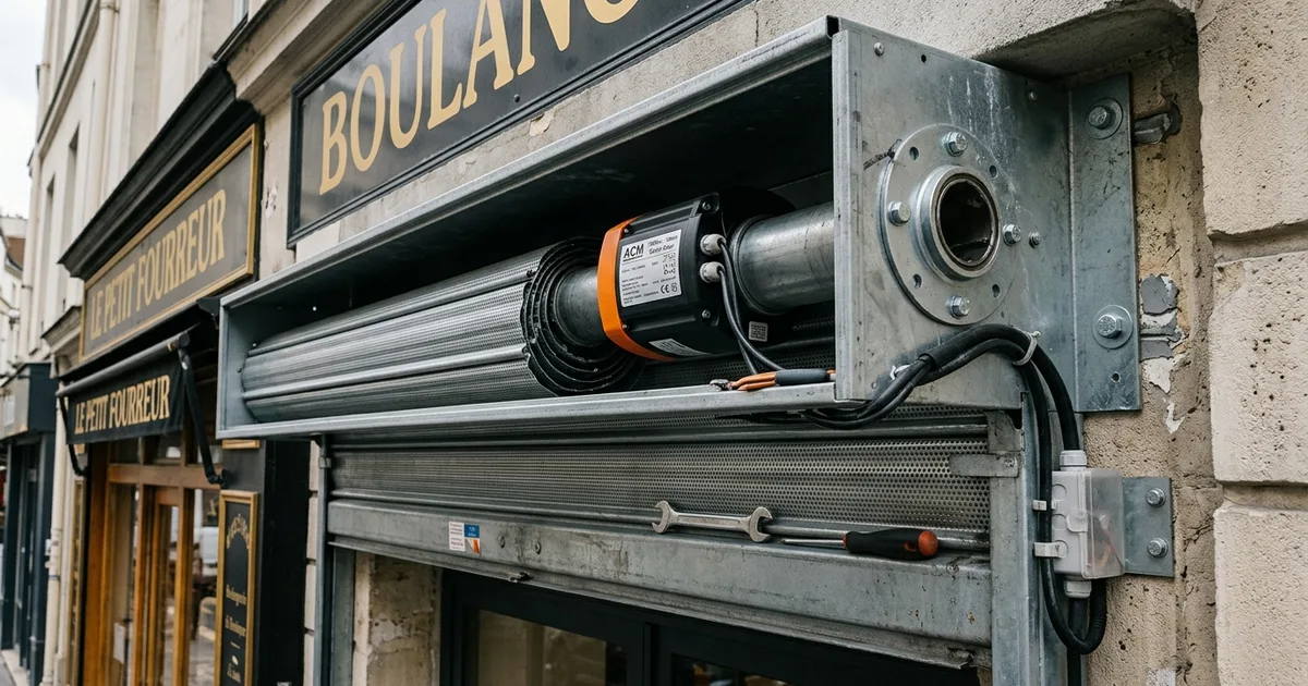 Moteur Rideau Métallique Commerce Paris 3 : Checklist 2026
