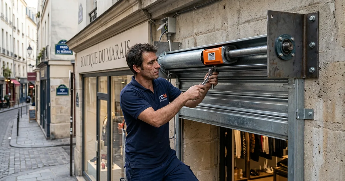 Motorisation Rideau Métallique Commerce Paris 3 : 7 Avantages 2026