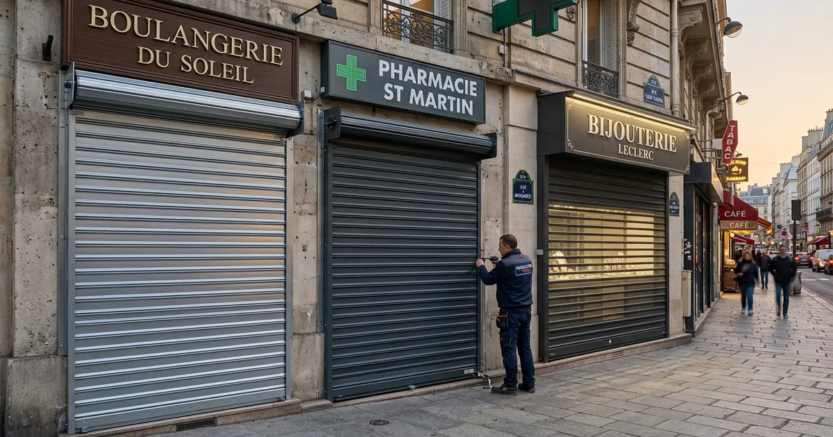 Prix Installation Rideau Métallique Commerce Paris 3 2026