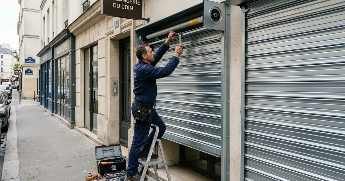 Remplacement Lame Rideau Métallique Commerce Paris 3 2026