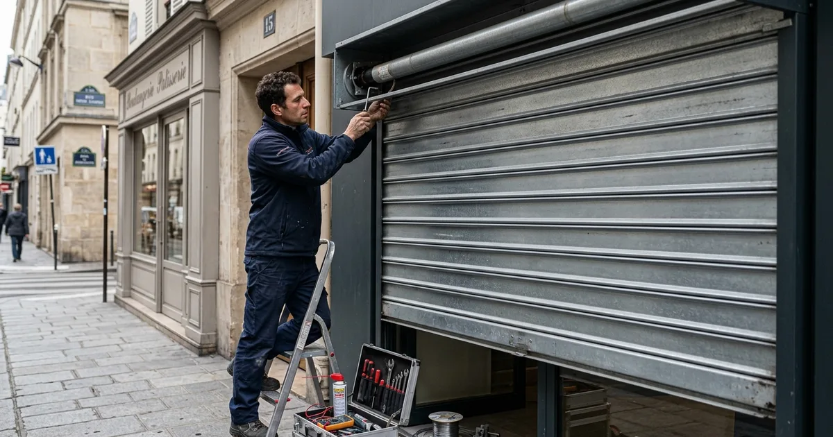 Rideau Métallique qui Grince Paris 3 : Diagnostic Sonore 2026