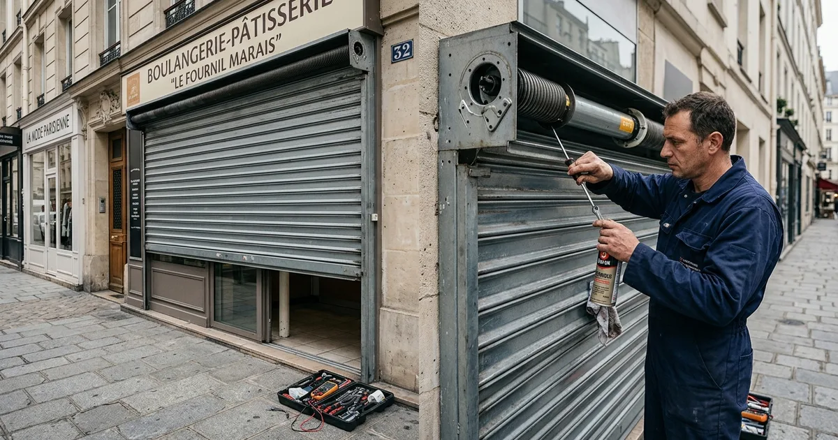 Rideau Métallique Rouillé Paris 3 : Diagnostic & Solutions 2026