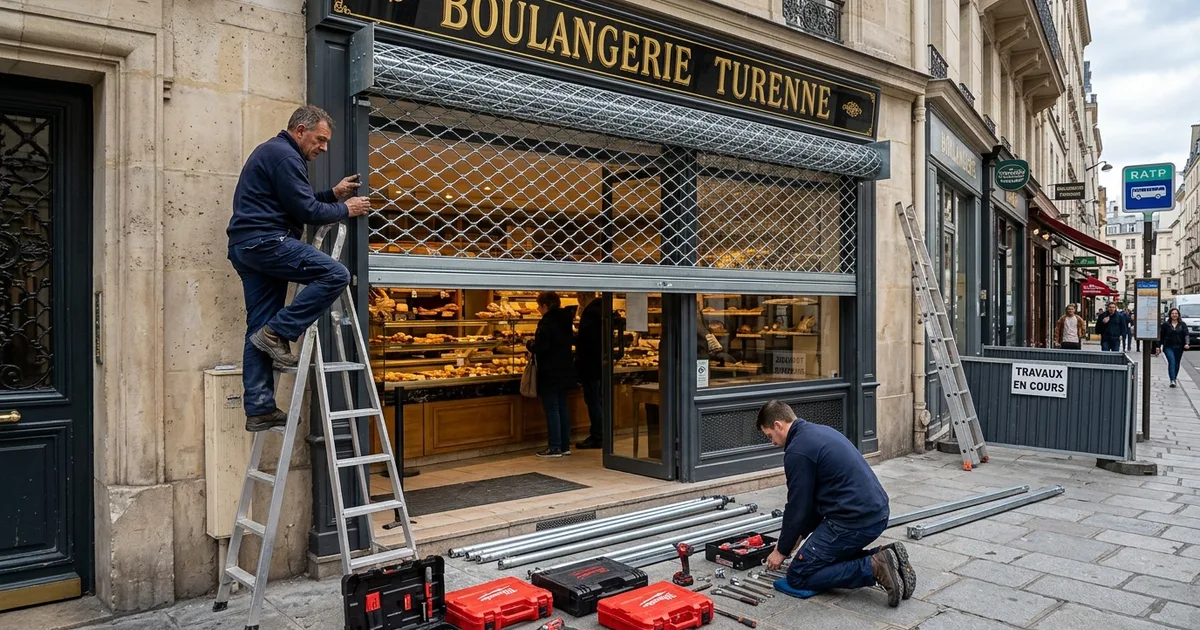 Rideau Perforé Commerce Paris 3 : 5 Avantages Prouvés 2026