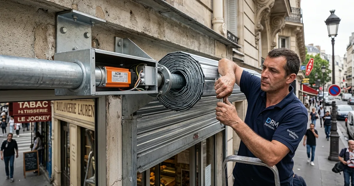 Vitesse Ouverture Rideau Métallique Commerce Paris 3 2026